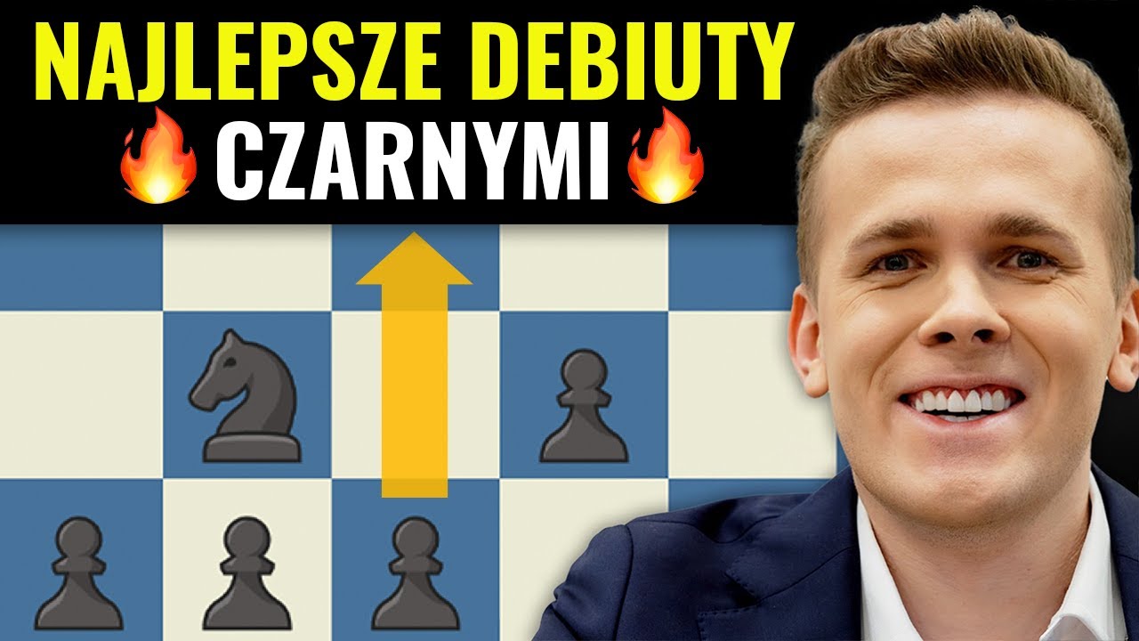 4 najlepsze DEBIUTY DLA CZARNYCH! Otwarcia czarnymi, które musisz znać! | Michał Kanarkiewicz