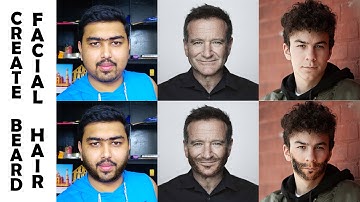 Creating Facial Hair/Beard in Photoshop | Photoshop Tutorial