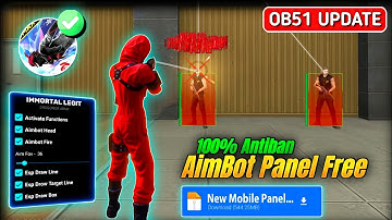 OB51 Update ⚡ Free Fire Max Panel Injector | Auto Headshot + Aimbot Hack | 100% Rank Working