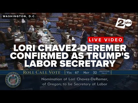 Senate set to vote on approving Lori Chavez-DeRemer as Trump's labor secretary