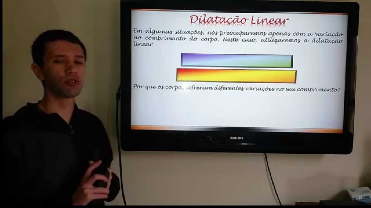 Vídeo-aula de dilatação térmica