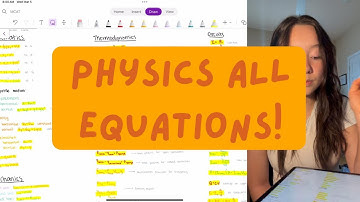 Physics: All MCAT Equations