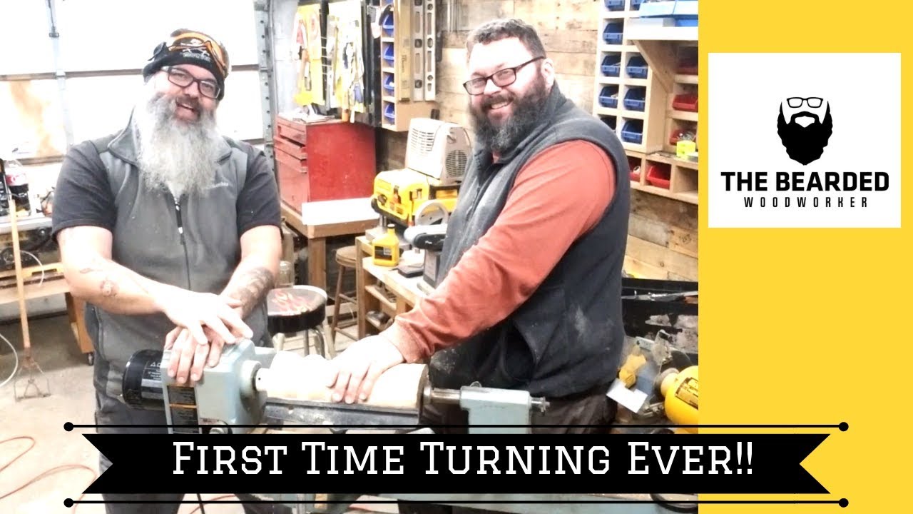 1st Time Turning Wood Ever!!! YouTube