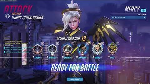 Mercy solo queue, super fast game  (game 1)