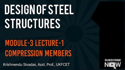 DSS Module-3 compression members