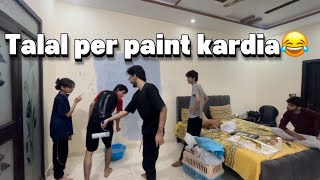 Room me kudh paint kiyaa😍| Vlog | ibi Sheikh