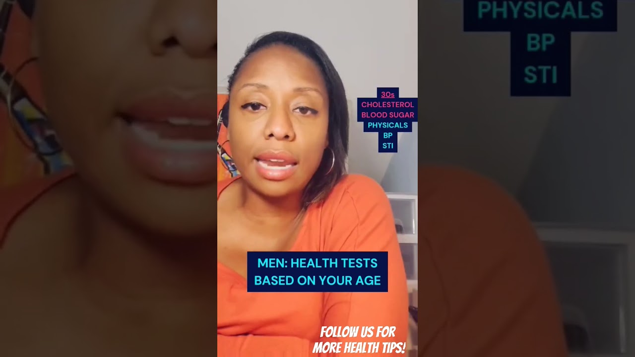 Men: Here are your Must-Do Health Checks by Age. Consider this your reminder! Save, Like & Share!