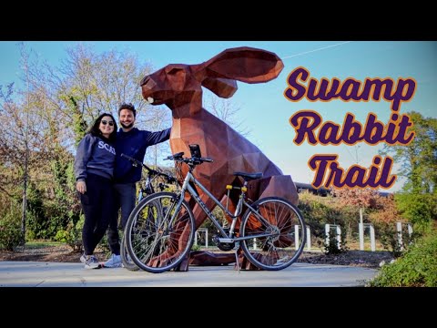 Biking the Swamp Rabbit Trail - Greenville, South Carolina - YouTube