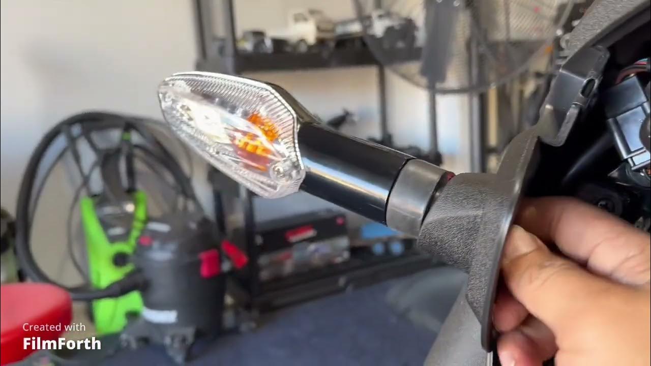 Honda Navi grom blinkers install YouTube