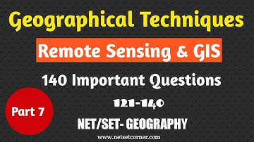 Geographical Techniques 140 Important Questions | Part 7 121-140 | Md Abdus Salam | Netset Corner