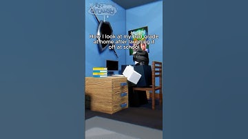 A bad grade at school vs at home #roblox #moonanimator #animation #memes