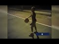 Police Officers Joins Kids in Friendly Basketball Game