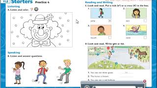 YLE - Starters practice 4 - Listening (page 82)