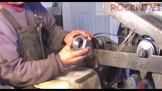Logan Lathe Machining Nut Facing Boring Threading