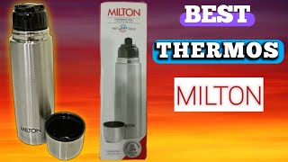 Best Thermos.Milton Flip Lid 750 Thermosteel 24 Hours Hot and Cold Water Bottle with Bag,750 ml