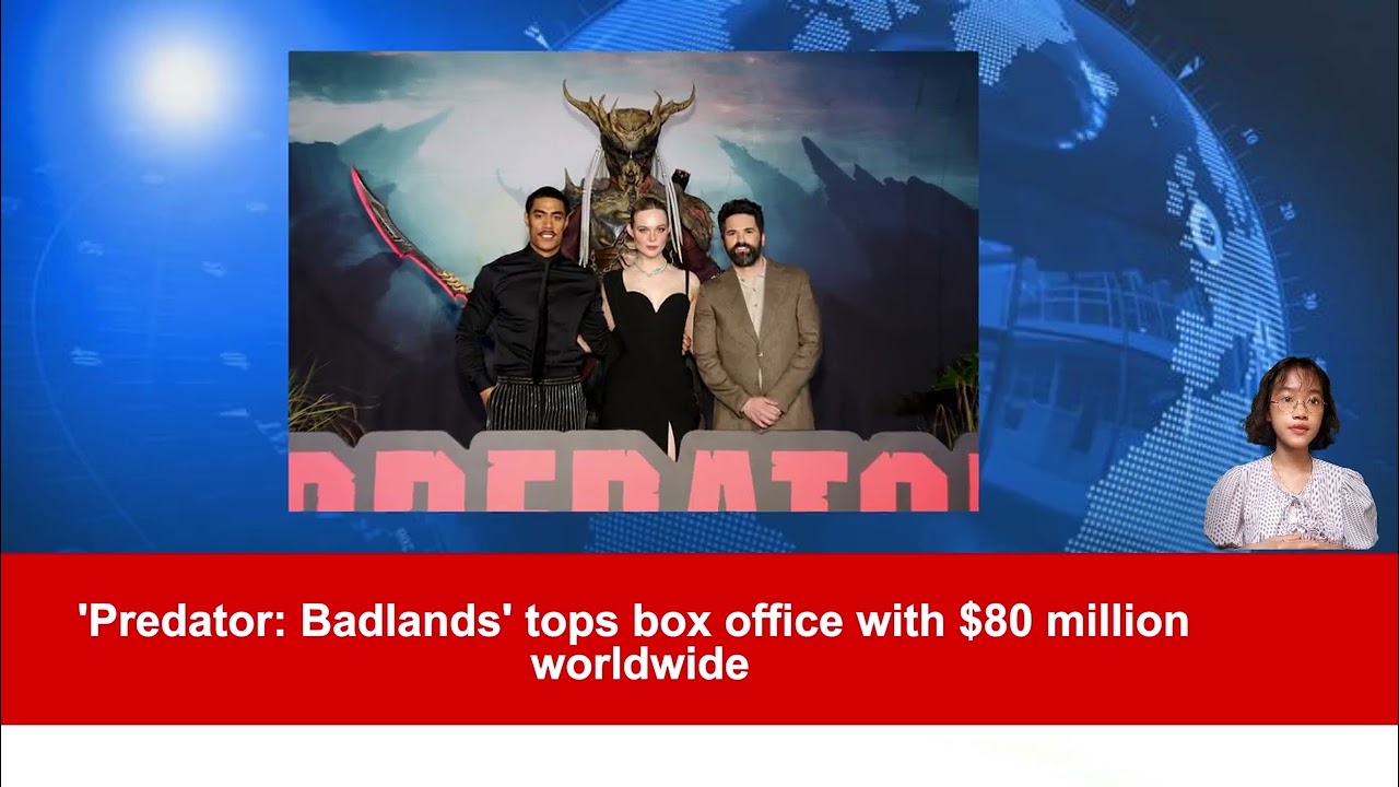 'Predator Badlands' tops box office with $80 million worldwide
