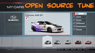 Subaru 22B STi Open Source Tune + Build ( A class Forza 5 )