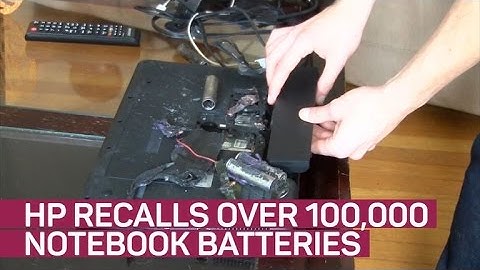 HP recalls over 100,000 notebook batteries