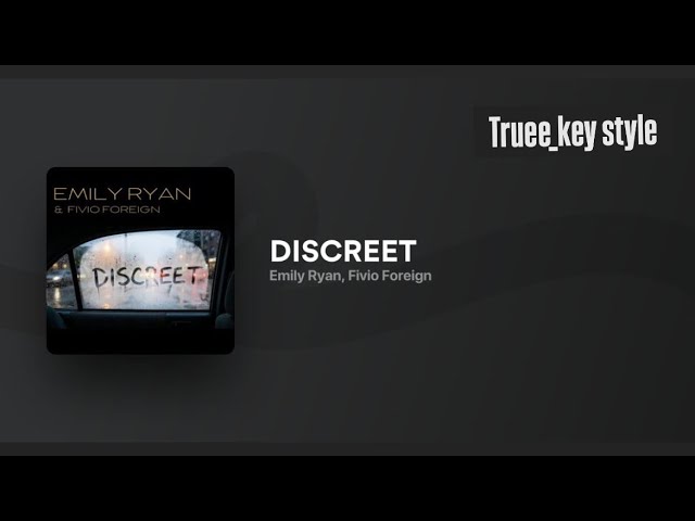 Watch Emily Ryan & Fivio Foreign - DISCREET (truee_key style) on YouTube Watch Emily Ryan & Fivio Foreign - DISCREET (truee_key style) on YouTube