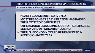Study: Inflation is the top concern among employer challenges | FOX 13 Seattle