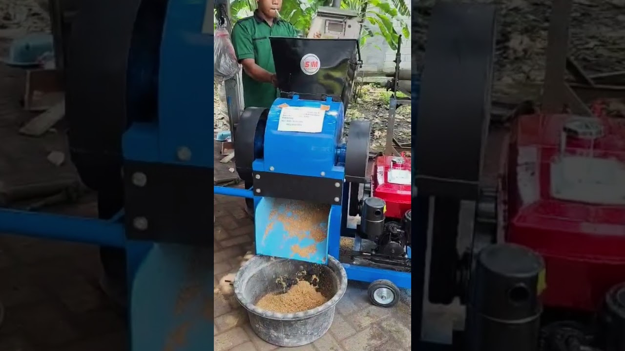 mesin giling sabut kelapa , cacah limbah kelapa muda & cacah pelepah kelapa | ☎️Telp : 081998383597