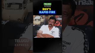 RGV's Rapid Fire #shorts #tfi #tollywood #rgv