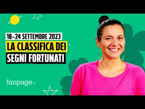 Oroscopo, la classifica dei segni più fortunati della settimana dal 18 al 24 settembre 2023 Episode cover
