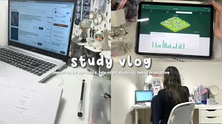 study vlog 📚🧪 revising for exams, eating yummy food, learning mechanics, biology and chemistry