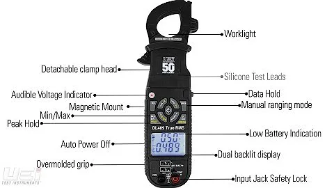 Introducing the UEi DL489 Digital Clamp-On Meter
