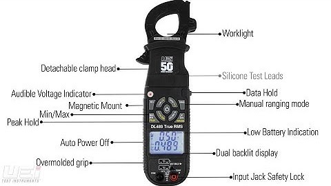 Introducing the UEi DL489 Digital Clamp-On Meter