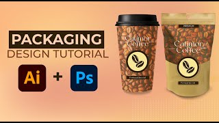 Packaging Design Tutorial in Adobe Illustrator and Adobe Photoshop
