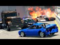 Traffic Stop Crashes 3 | BeamNG.drive