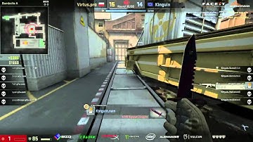 Rain insane clutch On Train At FaceIt Kinguin Vs Virtus pro