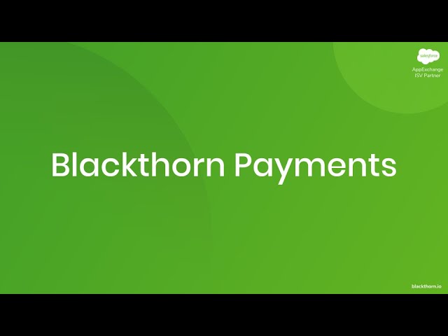 Blackthorn Payments - Mobile Payments Demo