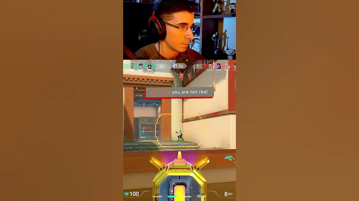 “You are not Real” 🤯 Top Radiant valorant live streamer gameplay highlights daily clips shorts ace