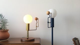 Orrery Lamp: A Minimal, Dimmable Solar System