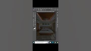Ceiling neon light effect in photoshop | #shorts #viral
