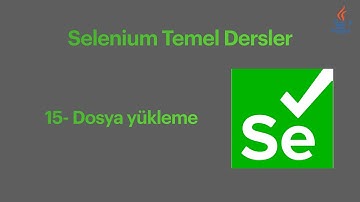 Selenium ile dosya yükleme(upload) işlemi - 15