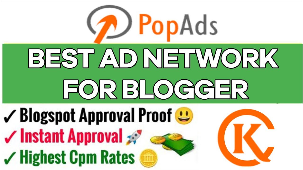 Popads POPADS BEST AD NETWORK FOR BLOGGER 2024 - YouTube