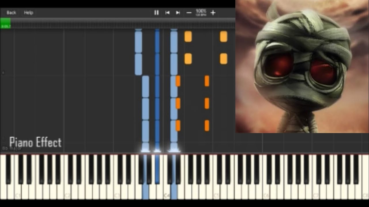 The Curse Of The Sad Mummy Piano