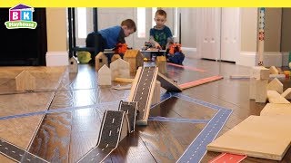 Pretend Play with Toy Cars and Road Tape, PlayTape