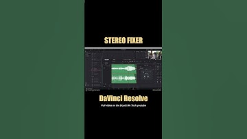 Stereo Fixer in DaVinci Resolve [ Stereo to Mono, Left - Right Audio Only ] Tutorial