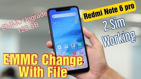 MI NOTE 6 PRO Emmc change file,basband fix,dead fix
