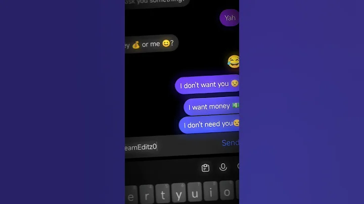 I don't want you 😒 I want money 💵#edit #chat #prank #trending #shortvideo #shorts