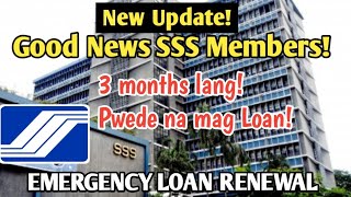 SSS Emergency Loan Renewal online 2026.
