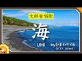 海(♬松原遠く〜)byひまわり×6🌻【合唱】歌詞付き【日本の歌百選】