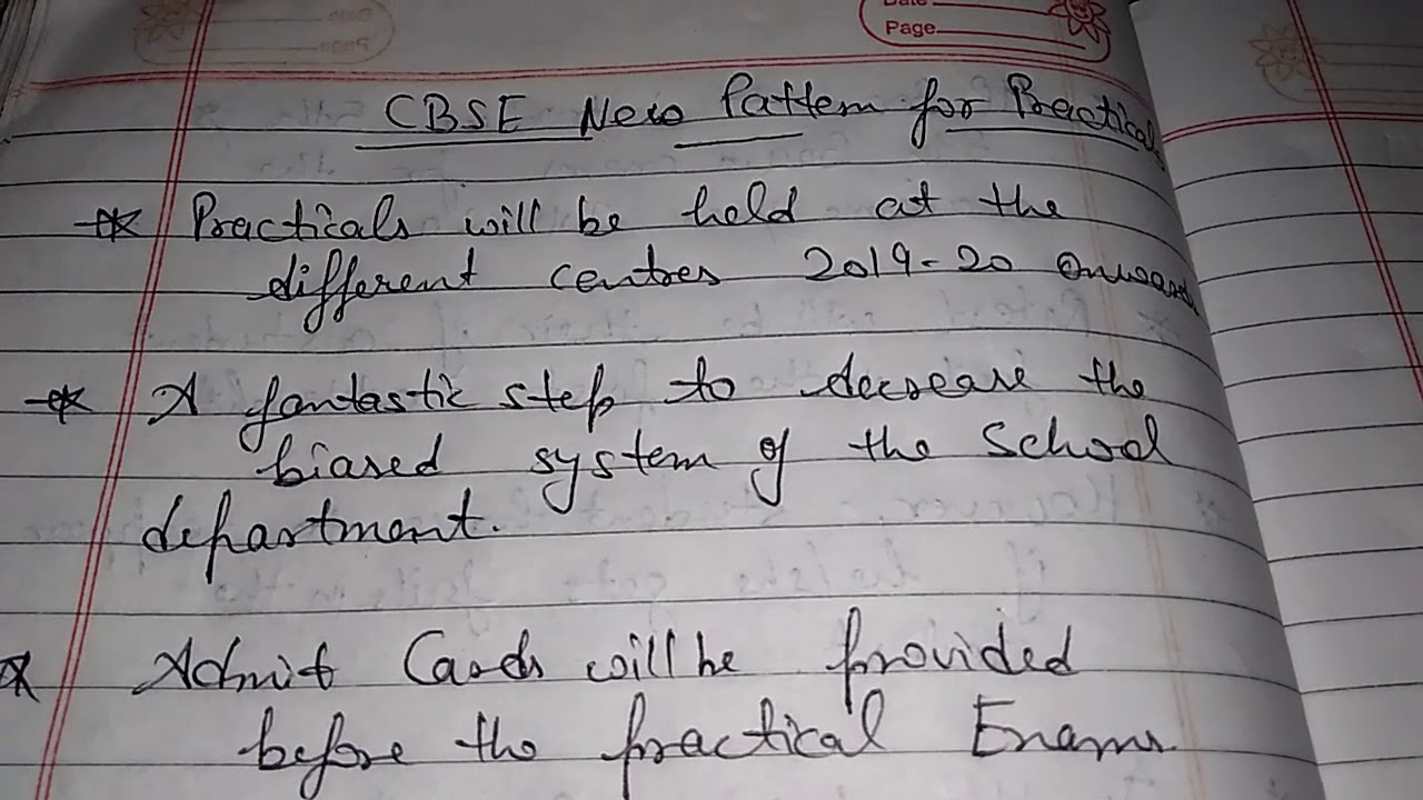 CBSE board practical changes 2020 | cbse board new pattern practicals 2020