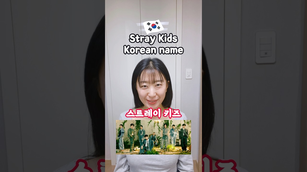 🇰🇷Stray Kids Korean Name♥️🖤🤍 