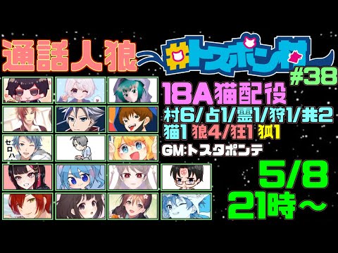 【 #トスポン村 】にゃんとも言えぬ18A猫 0508 夜鈴しの視点【VTuber】