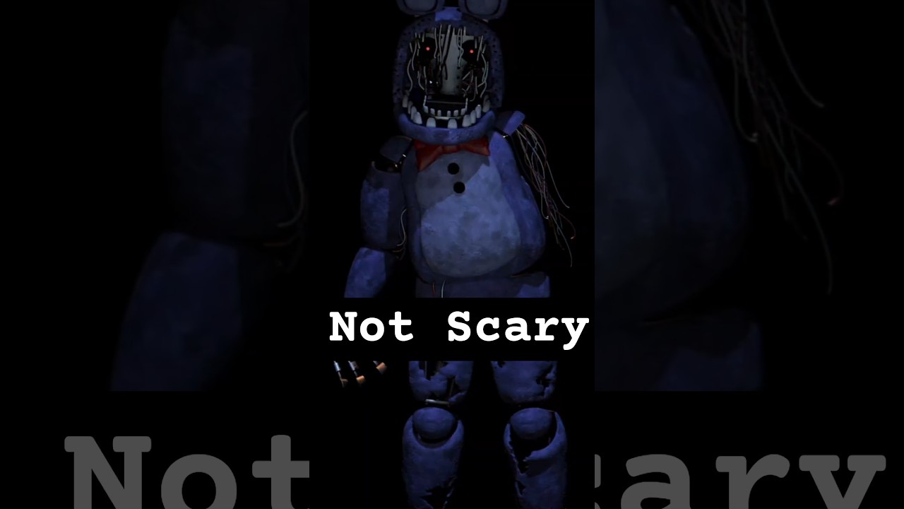 These Characters are NOT Scary #fnaf #freddyfazbearspizza #fivenightsatfreddys #horrorgames